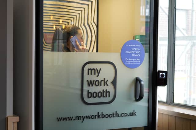 One of the My Work Booth pods