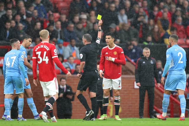 Oliver was in charge when United and City met earlier this season. Credit: Getty.