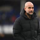 Pep Guardiola thinks Man City’s Premier League clash with Crystal Palace will be difficult. Credit: Getty.