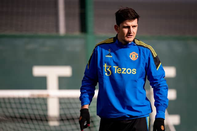<p>Rio Ferdinand isn’t sure Harry Maguire is a long-term option for Manchester United. Credit: Getty.</p>