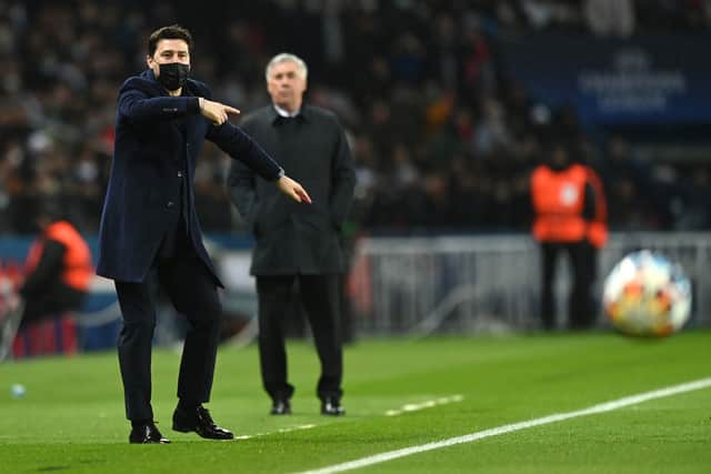 Pochettino and Ancelotti met in the Champions League two weeks go. Credit: Getty.