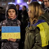 Protests in support of Ukraine have been held across the country and there will be another in Manchester this weekend (Image: Getty Images)