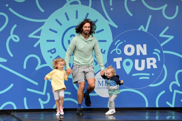  Joe Wicks at a previous event - he’s coming to the Trafford Centre in March Credit: Getty