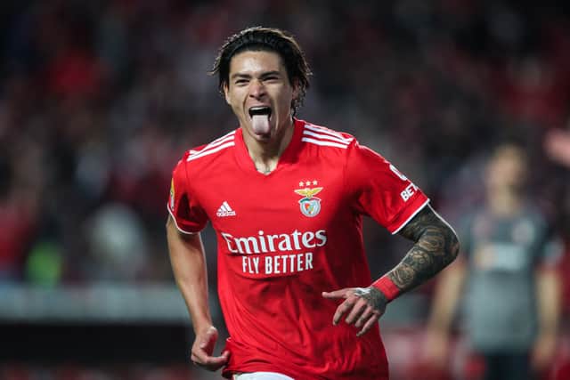 Benfica’s Uruguayan forward Darwin Nunez Credit: Getty
