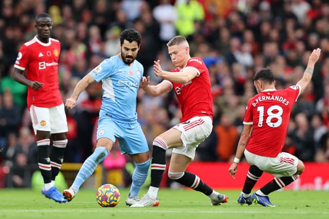 Stopping City’s midfield will be imperative for United. Credit: Getty.