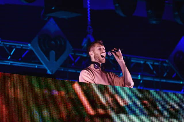 Scottish DJ Calvin Harris is returning to his homeland for a gig at Hampden Park in Glasgow (Picture: Getty)