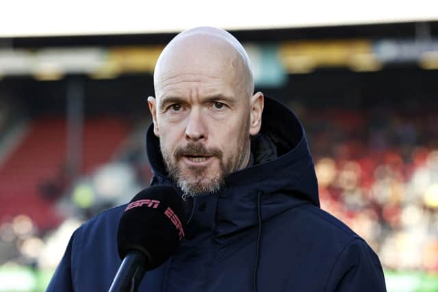 Erik Ten Hag has been linked with the Manchester United manager’s role. Credit: Getty.