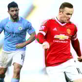 Aguero and Rooney Credit: Getty 