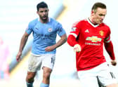 Aguero and Rooney Credit: Getty 