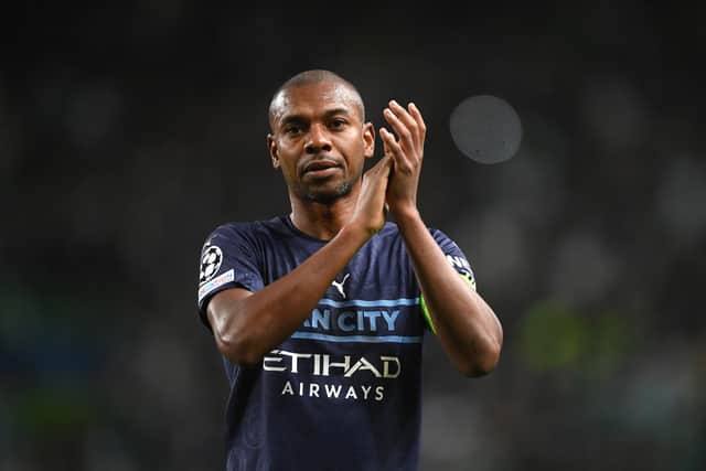 Fernandinho plays a huge role at City, according to Ederson, despite rarely featuring this term. Credit: Getty.