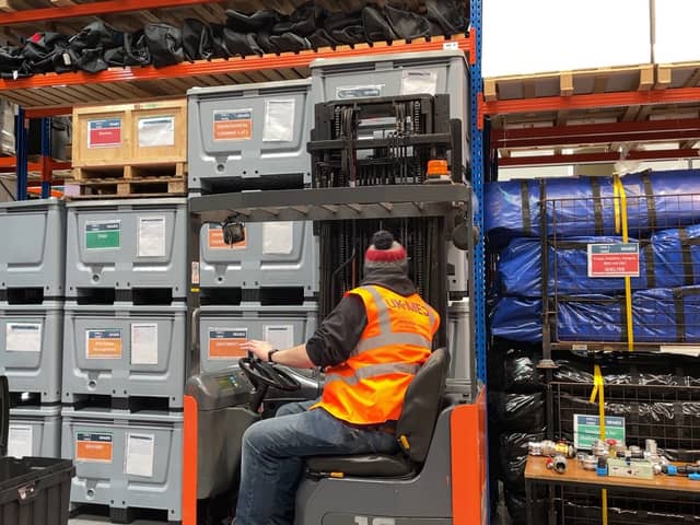Behind the scenes at frontline medical charity UK-Med’s warehouse 