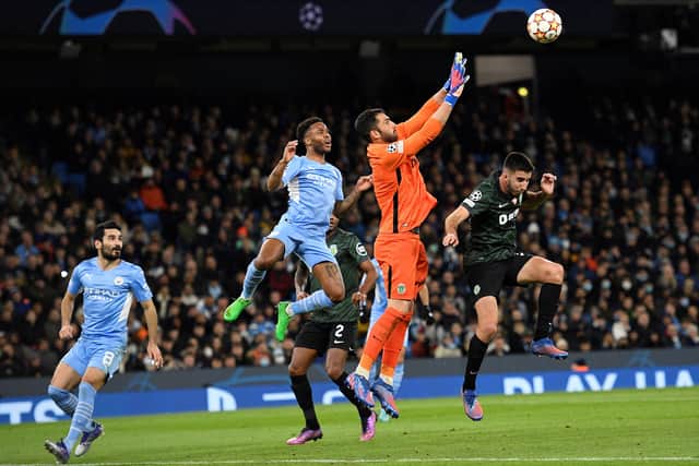 City beat Sporting 5-0 over two legs in the last-16. Credit: Getty.