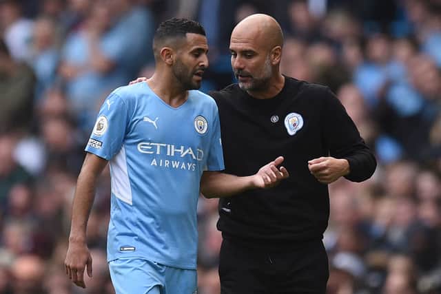 Guardiola admitted other clubs would love to have Mahrez in their ranks. Credit: Getty.