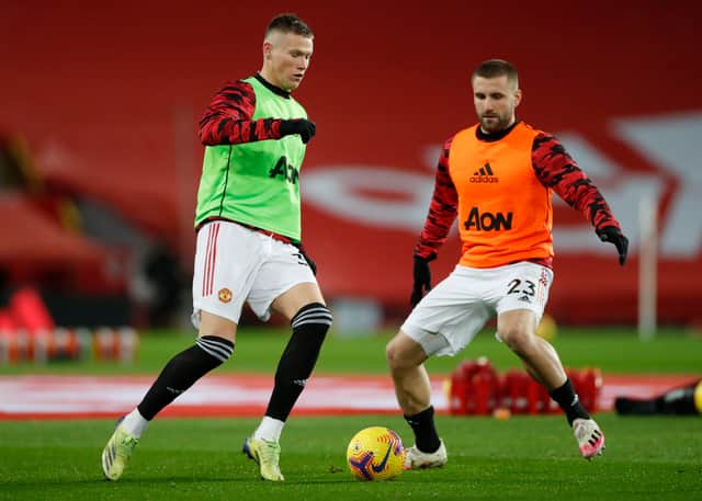 McTominay and Shaw aren’t expected to play against Spurs. Credit: Getty.