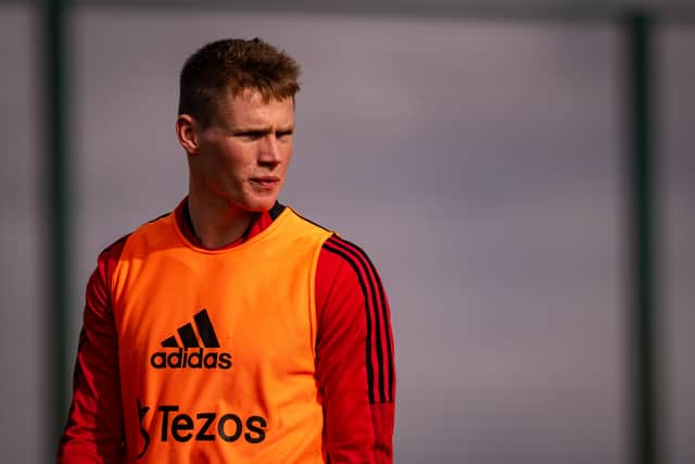 Scott McTominay is not expected to be an option against Tottenham. Credit: Getty.