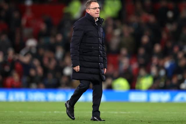 Ralf Rangnick is not sure whether the three players will be fit for Tuesday. Credit: Getty.