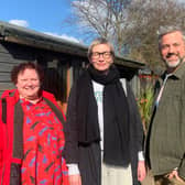 South Manchester Sanctuary volunteers Audrey MacDonald, Katherine Bird and Ben Mellor. Photo: Ben Mellor