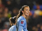  Caroline Weir, pictured previously in action for Manchester City Women Credit: Getty