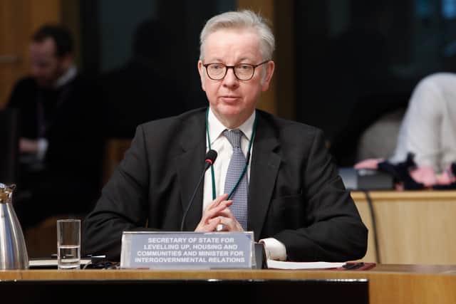 Michael Gove revealed all about the scheme 