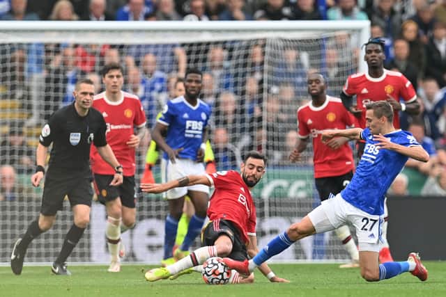 Manchester United face Leicester City next in the Premier League. Credit: Getty.