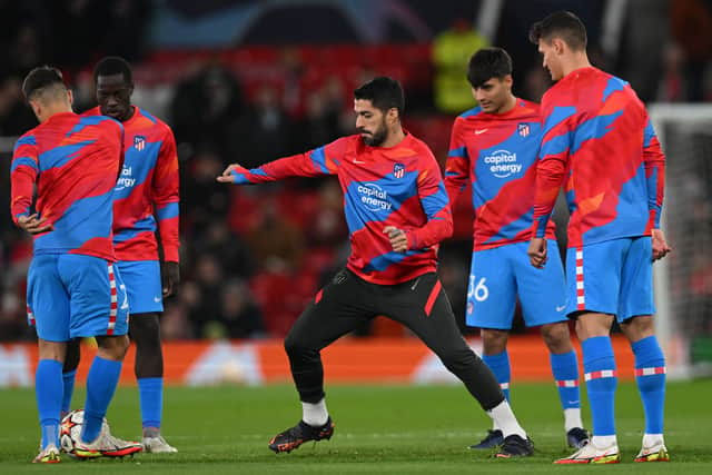 Suarez was an unused substitute in the last-16 tie. Credit: Getty.