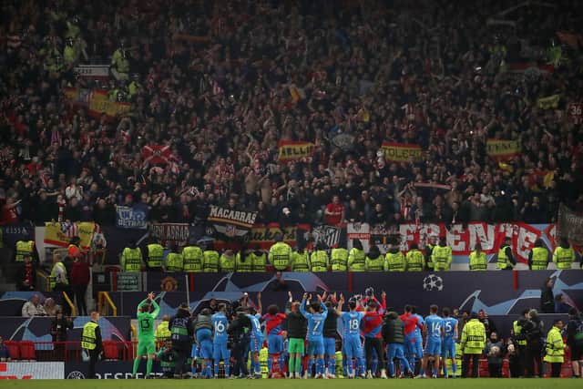 It was a night to remember for Atletico Madrid in the Champions League. credit: Getty.