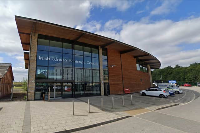 <p>The Irish World Heritage Centre in Cheetham Hill pictured in July 2019. Credit: Google</p>