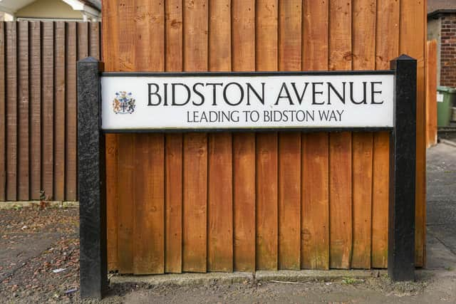 The scene at Bidston Avenue St Helens after dog mauled child to death Credit: SWNS