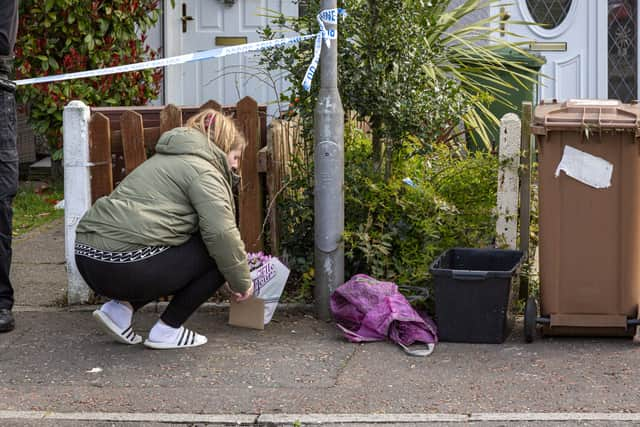 The scene at Bidston Avenue St Helens after a dog mauled a child Credit: SWNS