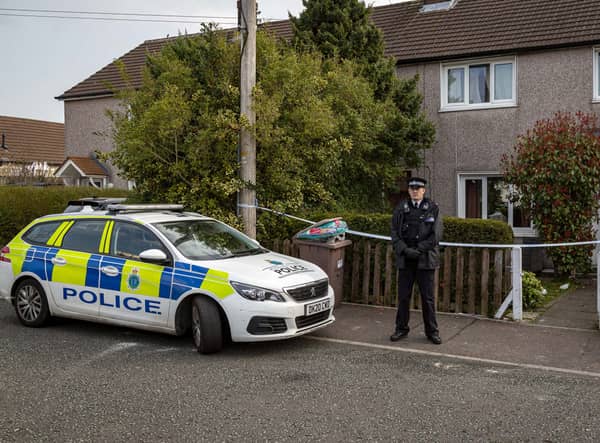 The scene at Bidston Avenue St Helens after dog mauled child to death Credit: SWNS