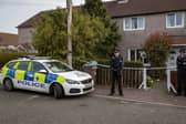The scene at Bidston Avenue St Helens after dog mauled child to death Credit: SWNS