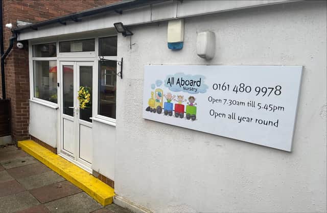 <p>All Aboard Nursery, Stockport. Image: Emma Jones</p>