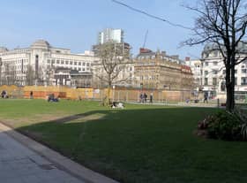 Piccadilly Gardens in Manchester 