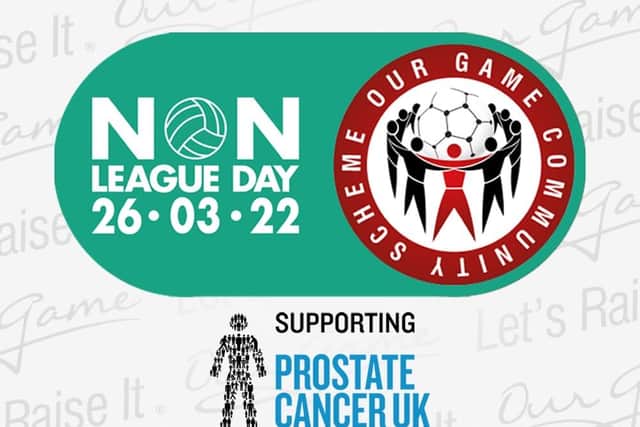 Non League Day and Prostate Cancer UK work alongside each to promote men getting checked for the disease. Credit: Prostate Cancer UK