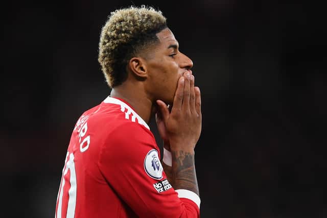 Marcus Rashford is supposedly unhappy at Manchester United. Picture: Michael Regan/Getty Images