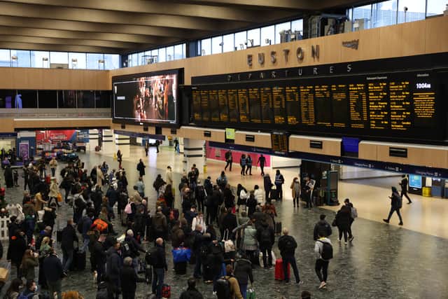 There are no trains running from the North-West to London Euston on Easter weekend. Credit: Getty.