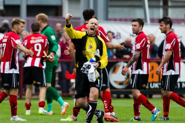 Coburn won several promotions during his time with Altrincham. Credit: Michael Ripley. 