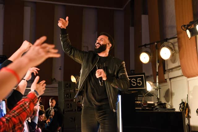 Craig David will play The Save Ukraine - #stopwar concert to be shown in Manchester Credit: Getty