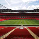 Wembley Stadium.