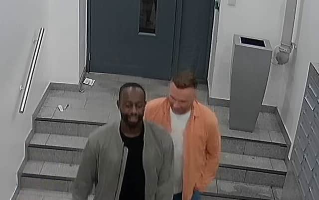 <p>Police want to speak to these two men as part of an investigation into a sexual assault in Manchester Credit: GMP</p>