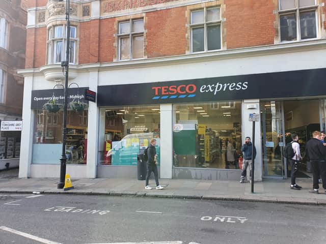 Tesco Express in Hampstead Credit: SWNS