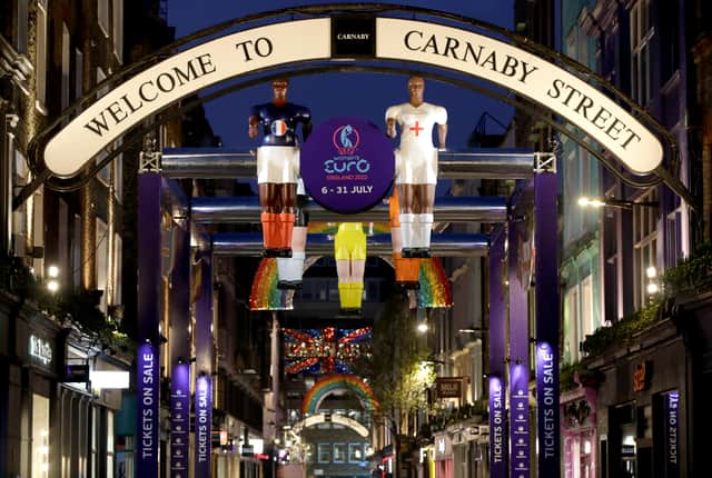 Womens Euros 2022 launch Credit: Getty