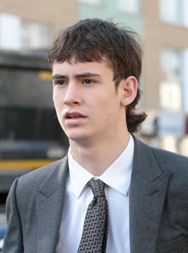 Noah Ponte appearing at Wood Green Crown Court. Credit: Paul Davey / SWNS