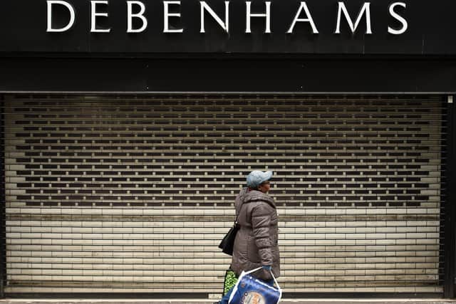 Debenhams shut its Manchester stores in May 2021. Photo: Oli Scarff/AFP via Getty Images