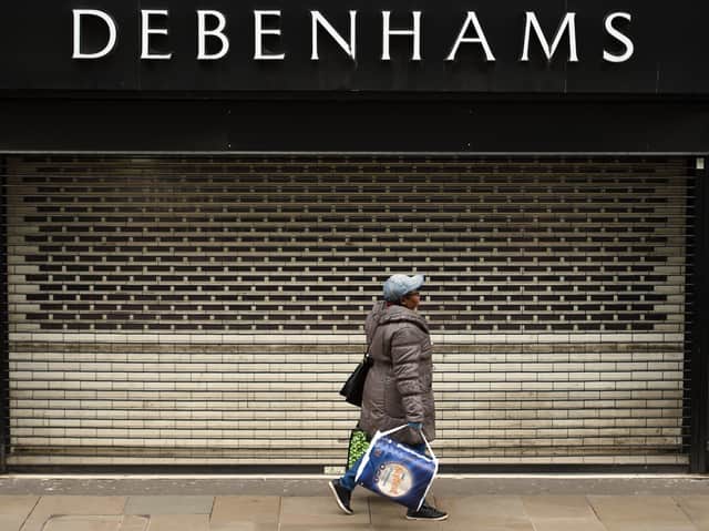 Debenhams shut its Manchester stores in May 2021. Photo: Oli Scarff/AFP via Getty Images