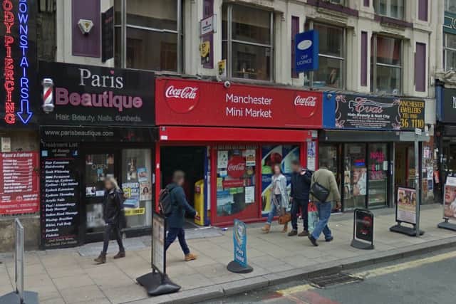 Manchester Mini Market, Oldham Street pictured in April 2016. Credit: Google