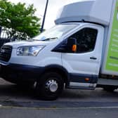 The Ford Transit van which has been stolen from homelessness charity Emmaus Salford