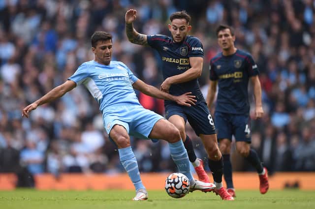City must focus on Burnley this weekend, claims Goater. Credit: Getty.