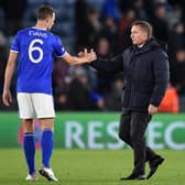 Jonny Evans is available for Leciester this weekend. Credit: Getty.