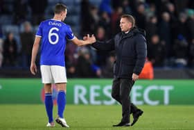 Jonny Evans is available for Leciester this weekend. Credit: Getty.